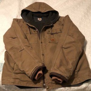Men's Carhartt Sherpa-Lined Utility Jacket - Large